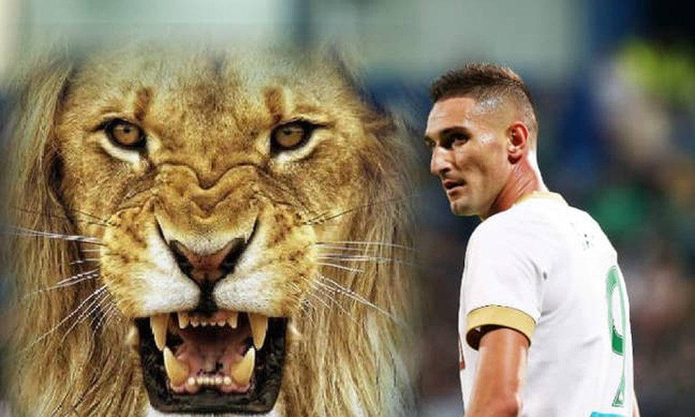 Ολυμπιακός-Παναθηναϊκός: Ένα ιταλικό... λιοντάρι στο Φάληρο! (photo)