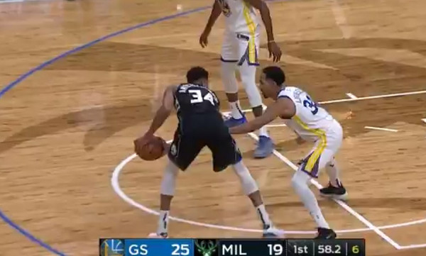 Οι πτήσεις του Giannis κόντρα στους Γουόριορς (vid)
