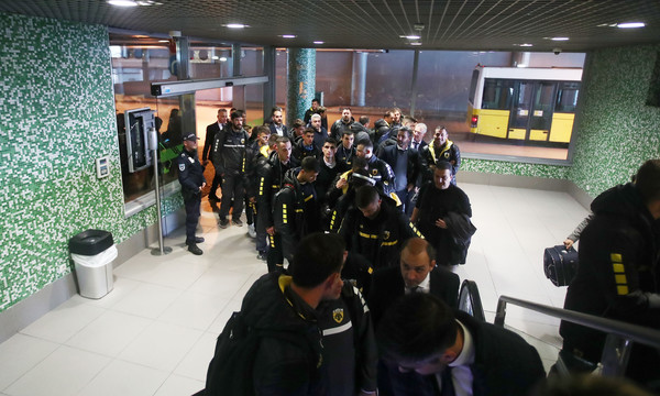 ΑΕΚ: Έφτασε στη Λισαβώνα και ετοιμάζεται για Μπενφίκα (photos)