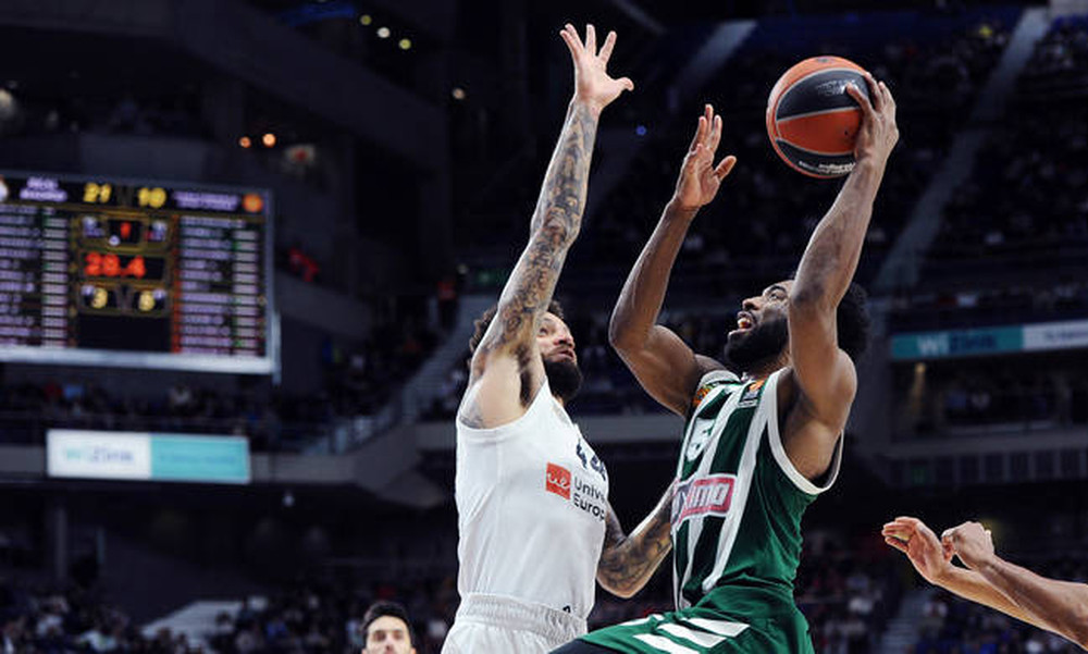 Ρεάλ Μαδρίτης-Παναθηναϊκός 89-68: «Ναυάγιο» και στην Ισπανία