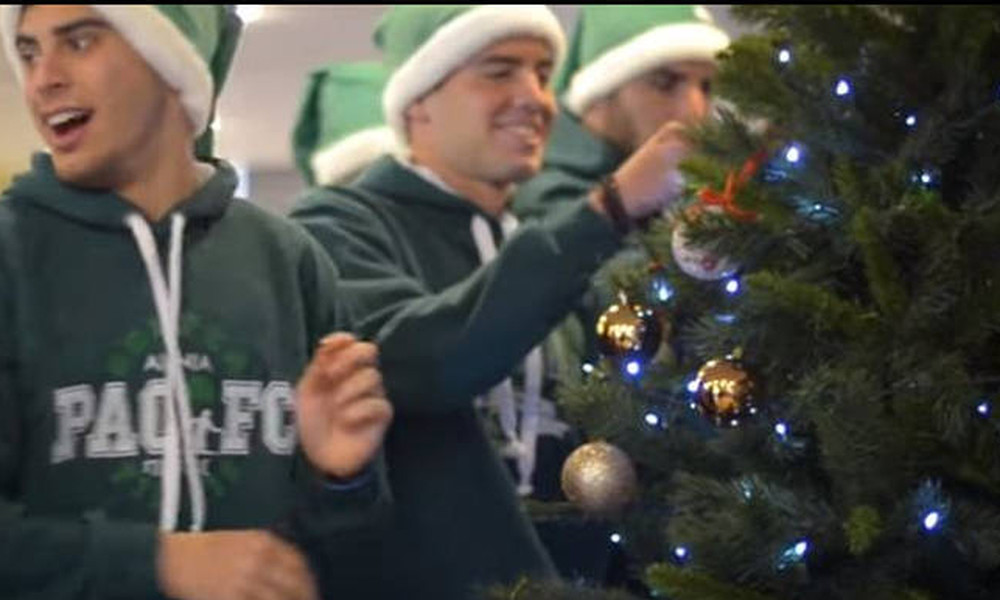 Επικό Χριστουγεννιάτικο βίντεο από τον Παναθηναϊκό! (video)