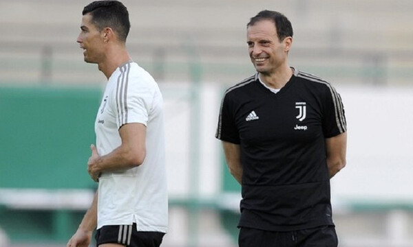 Ο Κριστιάνο Ρονάλντο έβαλε στοίχημα με τον Αλέγκρι και το έχασε (vid)