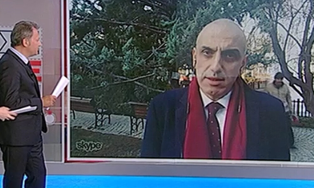 «Κλάμα» στον ΣΚΑΪ: Δείτε τι έπαθε ο δημοσιογράφος σε ζωντανή σύνδεση (pics)