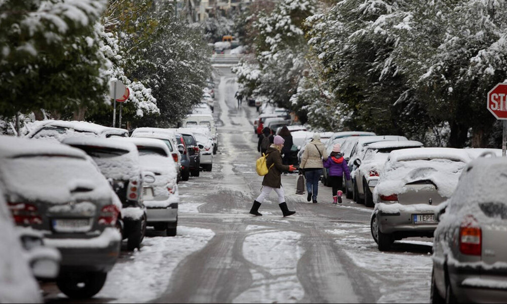 Καιρός: Η «Χιόνη» κυκλώνει» την Ελλάδα – Καταιγίδες, χιόνια και τσουχτερό κρύο