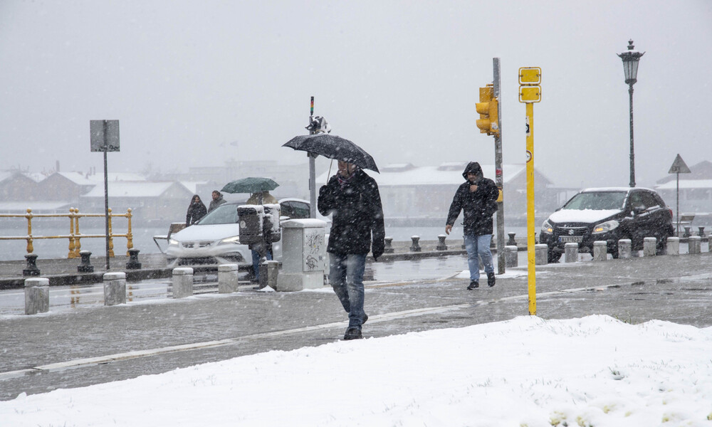 Κακοκαιρία: Σαρώνει η «Ωκεανίδα» με χιόνια και ανέμους 120 χλμ. - Πού θα χιονίσει τις επόμενες ώρες