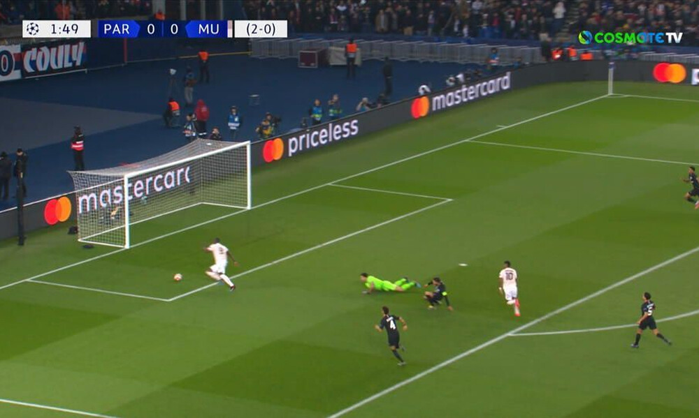 Champions League: Το γκολ του Λουκάκου στο Παρίσι (video)