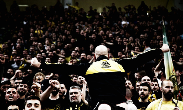 Κυρίαρχος ο κόσμος της ΑΕΚ στο Basketball Champions League! (photos)