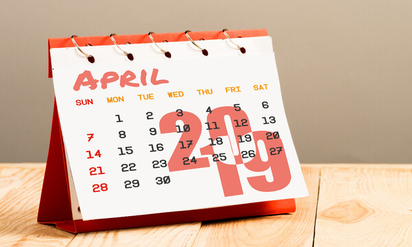 Απρίλιος 2019: Αυτές είναι οι σημαντικές ημερομηνίες του μήνα για σένα