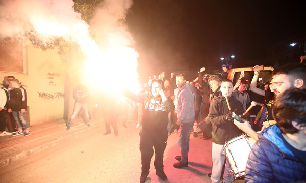 ΑΕΚ: Θερμή υποδοχή στη Λαμία (photos)