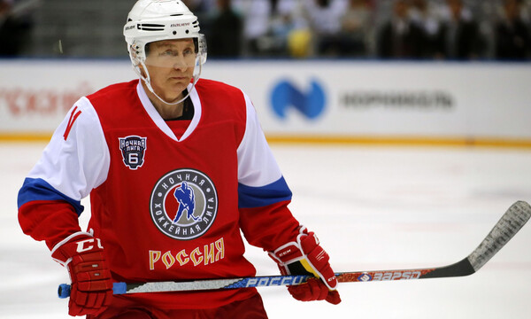 Ο Πούτιν πέτυχε 8 γκολ σε αγώνα χόκεϊ επί πάγου	   