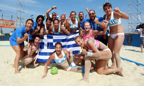 Επικεφαλής του ομίλου στο Beach Handball η Ελλάδα