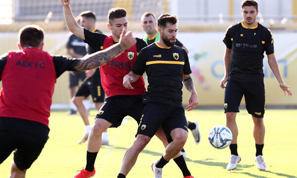 ΑΕΚ: Η πρώτη προπόνηση Καρντόσο σε εικόνες (video) 