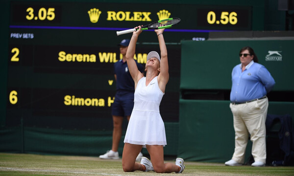 Wimbledon: Απίστευτη Χάλεπ, «διέλυσε» τη Σερένα Γουίλιαμς (photos+videos)