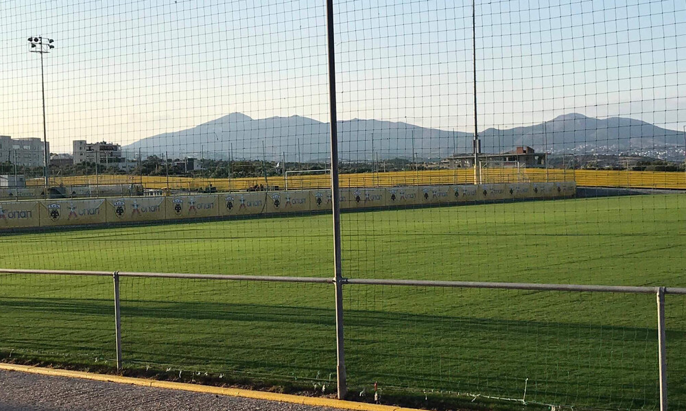ΑΕΚ: Πανέτοιμο το γήπεδο στα Σπάτα (photos)