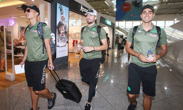 Παναθηναϊκός: Αναχώρησε για την Πόλη (photos)