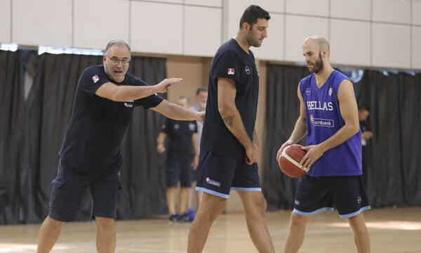 Πρώτη προπόνηση για την Εθνική Ελλάδας στην Κίνα (photos)