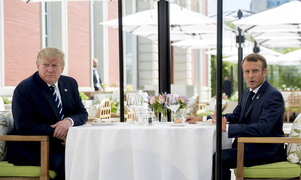 G7: Γεύμα εργασίας για Τραμπ και Μακρόν ενόψει της συνόδου 