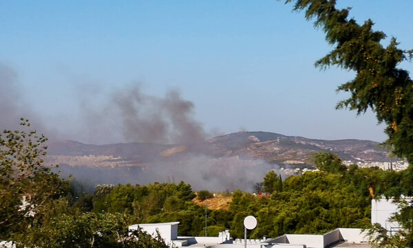Φωτιά ΤΩΡΑ στη Λυκόβρυση (pics&vid)