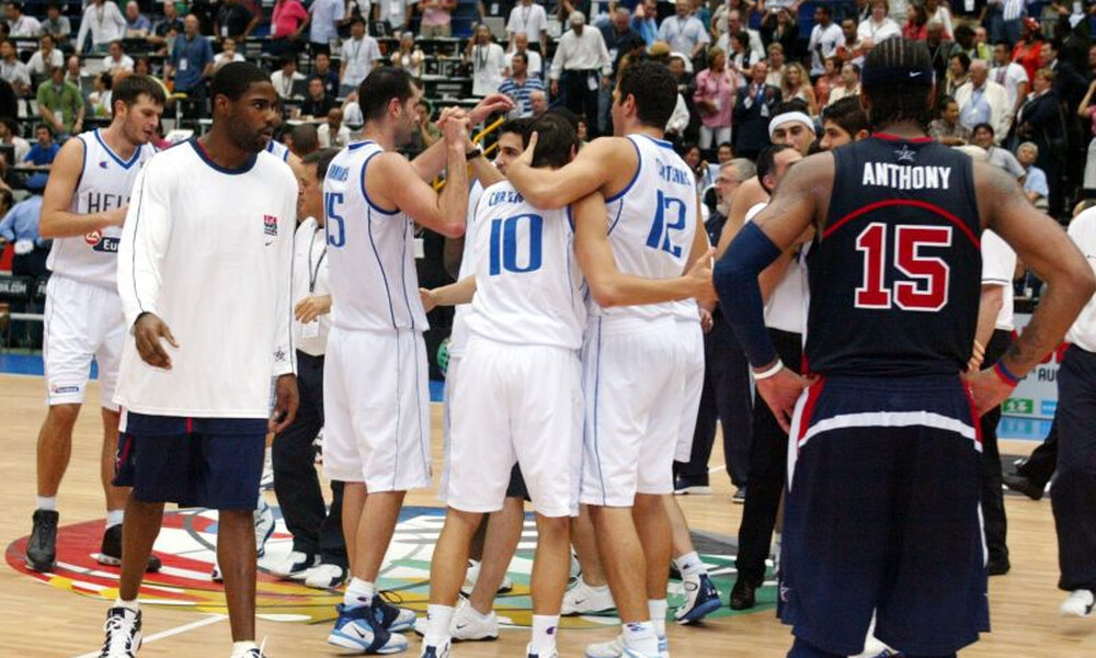 ΗΠΑ – Ελλάδα: Η FIBA θυμήθηκε τον άθλο του 2006 λίγο πριν το τζάμπολ (video)