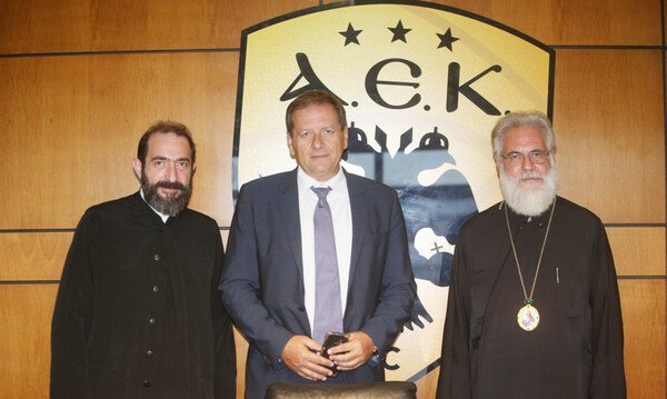 ΑΕΚ: Συνάντηση Αγγελόπουλου με τον Μητροπολίτη Αθηναγόρα