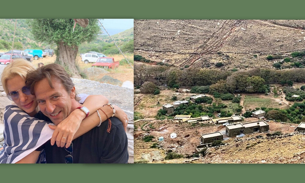 Μενεγάκη - Παντζόπουλος: Σκηνές καταστροφής στην ξενοδοχειακή μονάδα τους στην Άνδρο (Photos)