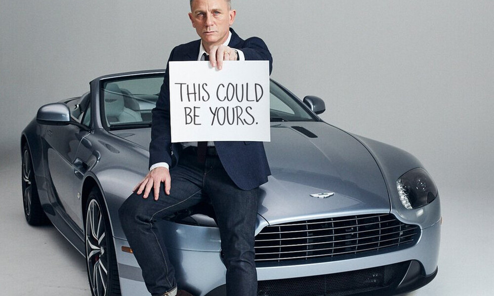 Όταν ο Daniel Craig σχεδίασε τη νέα Aston Martin