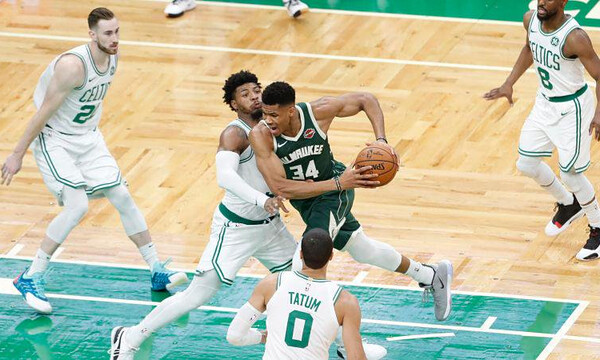 Γιάννης Αντετοκούνμπο: Τα highlights του «Greek Freak» απέναντι στους Σέλτικς (video)