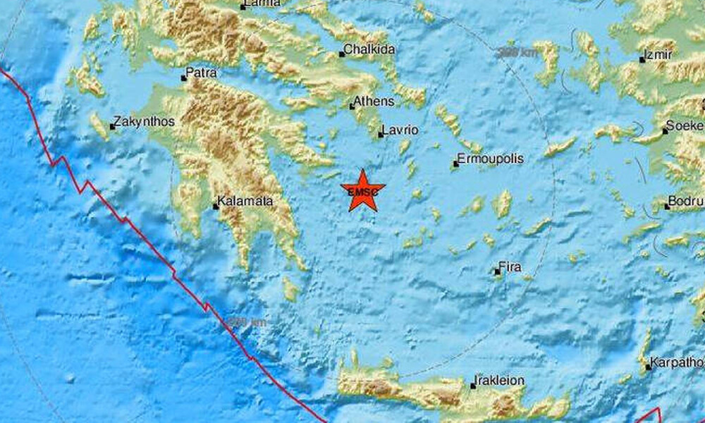 Σεισμός αισθητός στην Αθήνα 