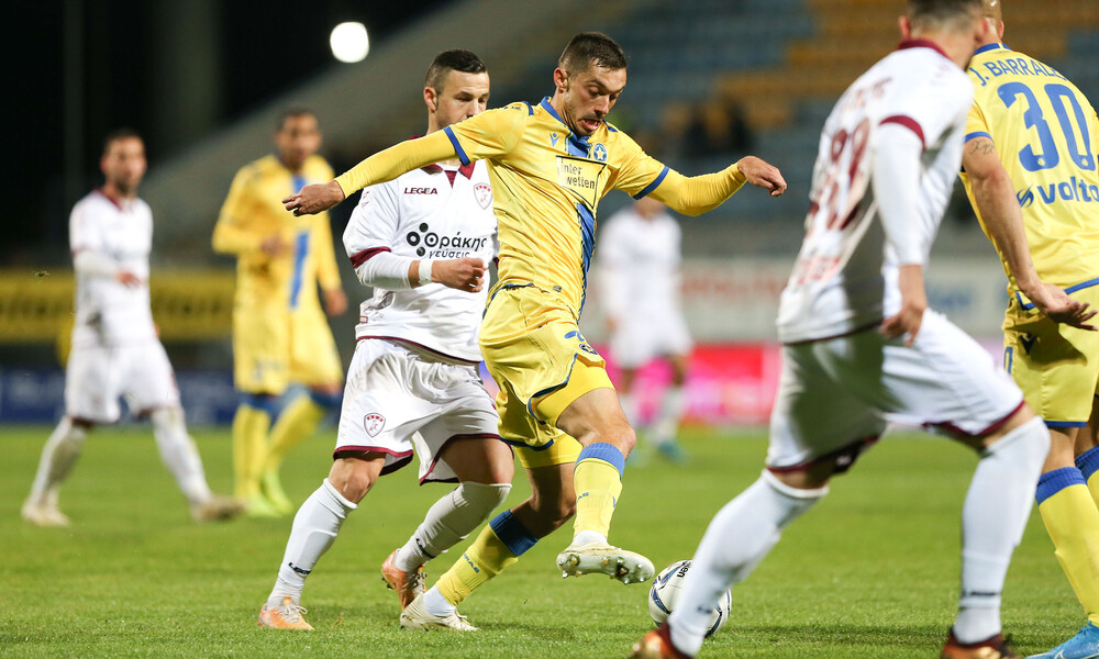Αστέρας Τρίπολης-ΑΕΛ 1-1: Τα γκολ και οι φάσεις του αγώνα (video)