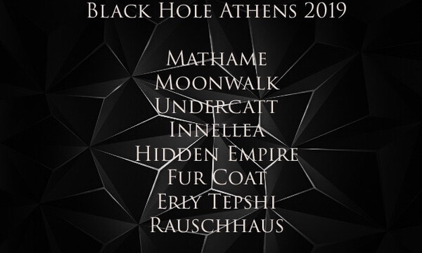 Το Line Up των ξένων Djs του Black Hole είναι απλά...