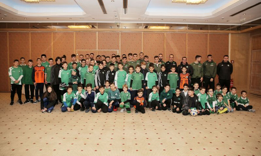 Παναθηναϊκός: Επίσκεψη από τη Σχολή Ποδοσφαίρου Ιωαννίνων (photos)