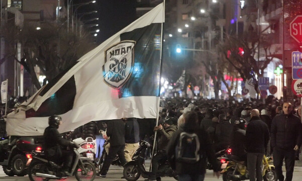 Καρέ-καρέ το συλλαλητήριο των οπαδών του ΠΑΟΚ (photos)