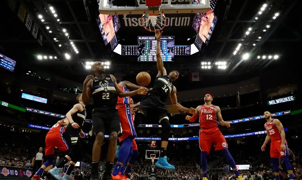 NBA: Σάρωσε τους Σίξερς ο Γιάννης Αντετοκούνμπο! (video)