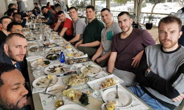 Άρης:Προπόνηση στη ΧΑΝΘ και κλίμα ενότητας με γεύμα (photos)