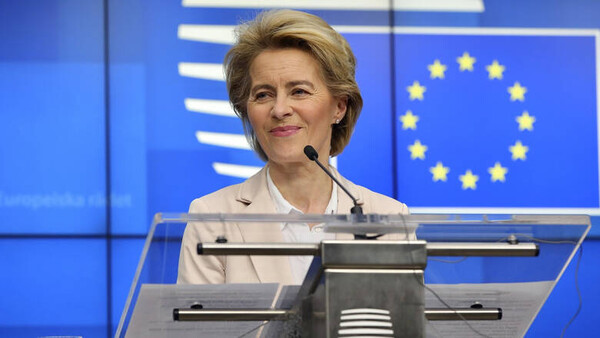 Στην Ελλάδα την Πέμπτη η Πρόεδρος της Κομισιόν Ούρσουλα φον Ντερ Λάιεν 