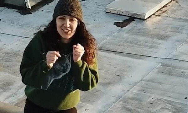 Καμάκι σε καραντίνα! Την είδε να χορεύει στην ταράτσα - Έτσι της την έπεσε (photos+video)