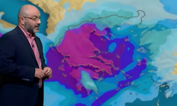 Καιρός: Αστατος με τοπικές βροχές μέχρι και την Τετάρτη. Η ανάλυση του Σάκη Αρναούτογλου (vid)