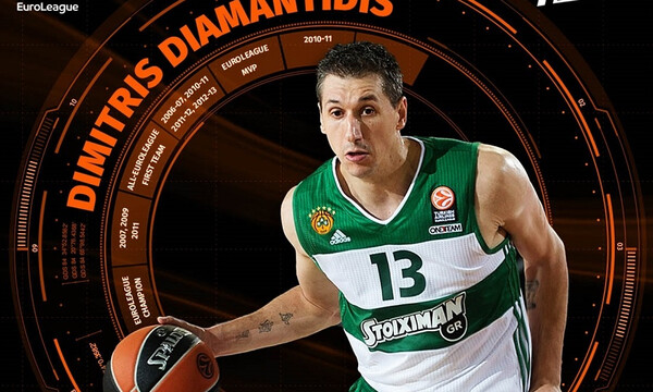 Euroleague: Μέλος της ομάδας της δεκαετίας ο Δημήτρης Διαμαντίδης (video)