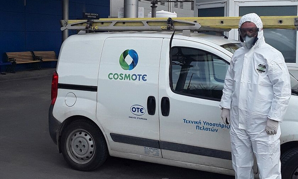 COSMOTE: Τεχνικοί και πελάτες μαζί στη μάχη κατά του κορωνοϊού