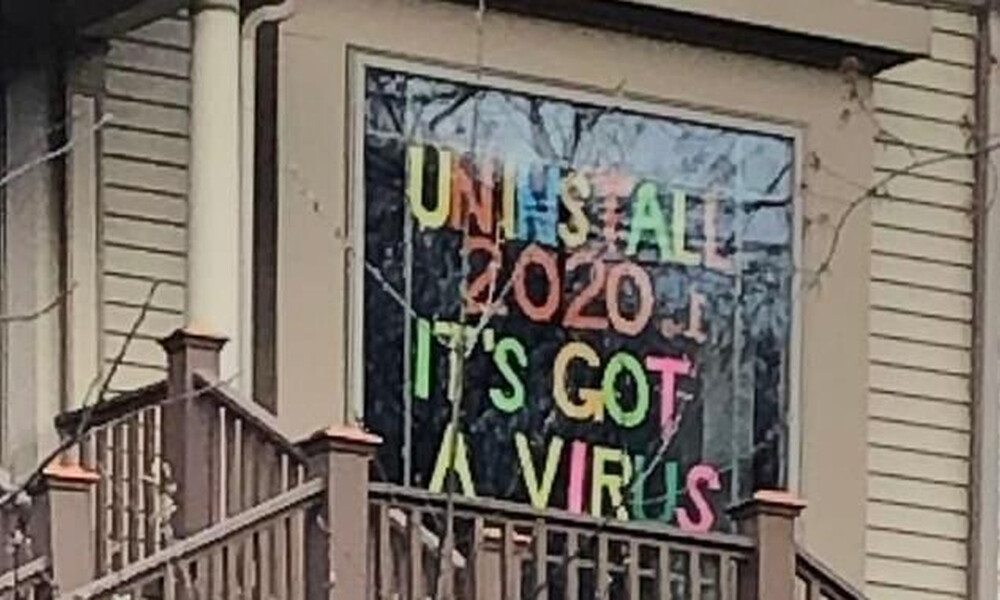 Απολαυστικό! Αυτές είναι οι καλύτερες «πειραγμένες» πινακίδες λόγω καραντίνας (photos)