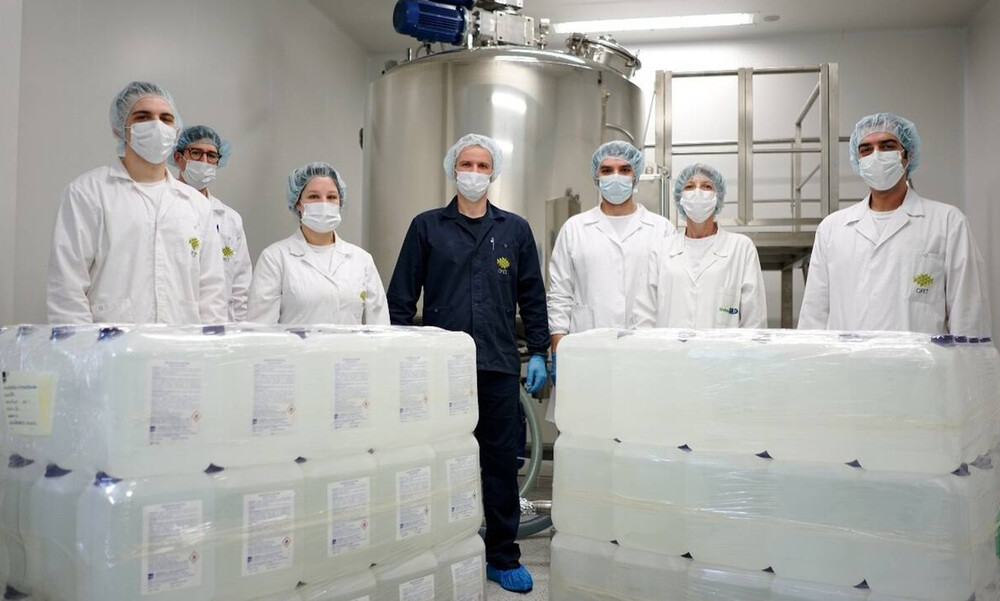 Κορονοϊός: Πάνω από 14.000 λίτρα αντισηπτικού για το ΕΣΥ διέθεσε δωρεάν η InterMed