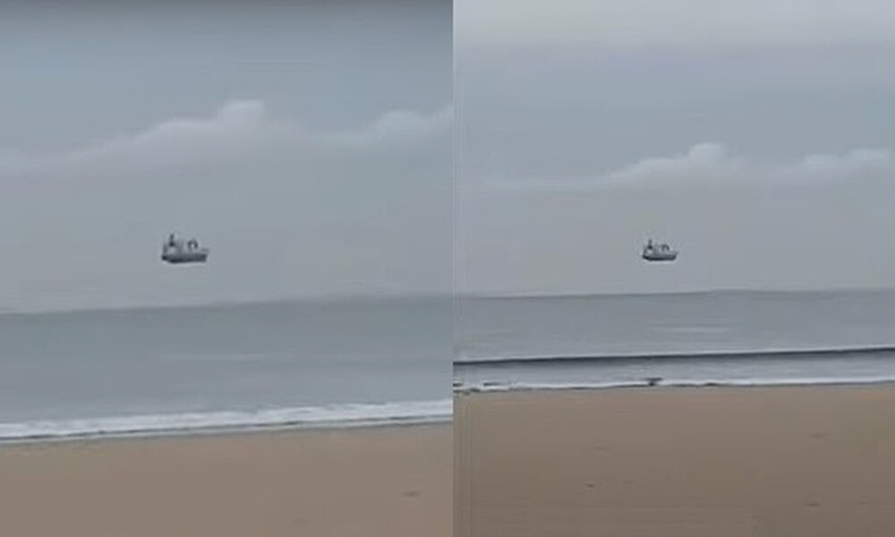 Απίστευτες εικόνες! Πλοίο «πετάει» στον ωκεανό - Το τρομερό φαινόμενο (video)