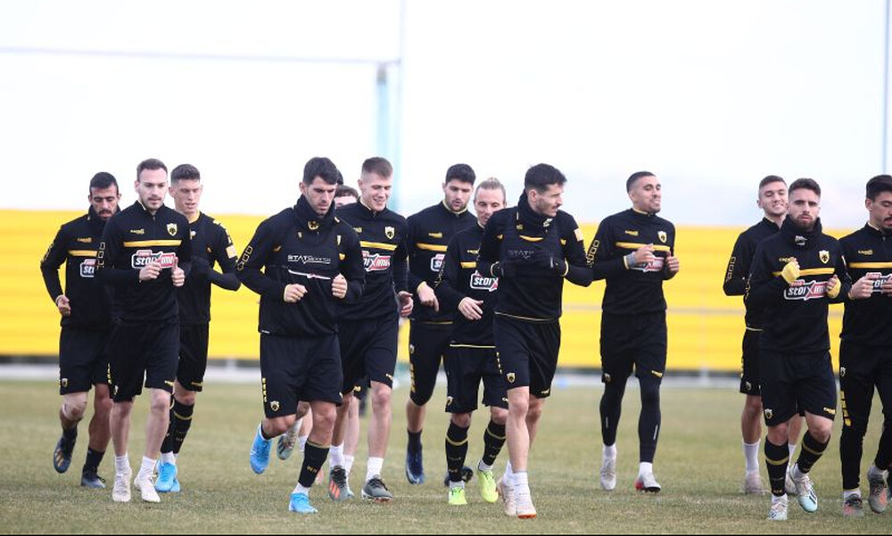 Πανηγύρισαν την επιστροφή στις προπονήσεις οι παίκτες της ΑΕΚ