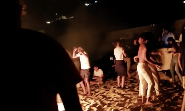 Μύκονος: Η «επανάσταση» ξεκίνησε με αντι-κορώνα πάρτι (video)