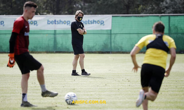 Επέστρεψε ο Άρης: Πρώτη ομαδική με μάσκες και αποστάσεις (photos)