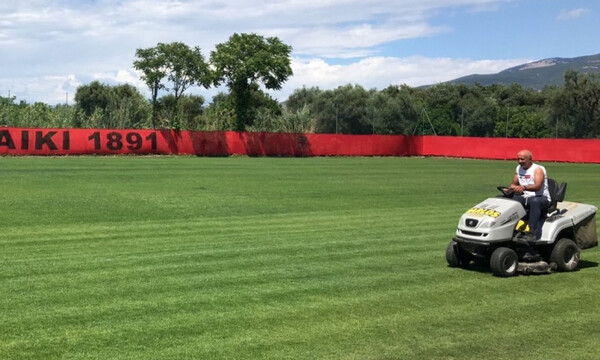  Παναχαϊκή: Κανονικά η συντήρηση του αγωνιστικού χώρου
