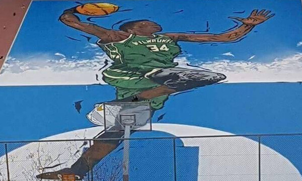 Το «We can't breathe» στο γήπεδο του Γιάννη Αντεντοκούνμπο (photo)