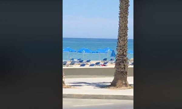 Ρέθυμνο: Έπαθαν πλάκα στην παραλία – Δείτε τι έβγαλε βόλτα (video)