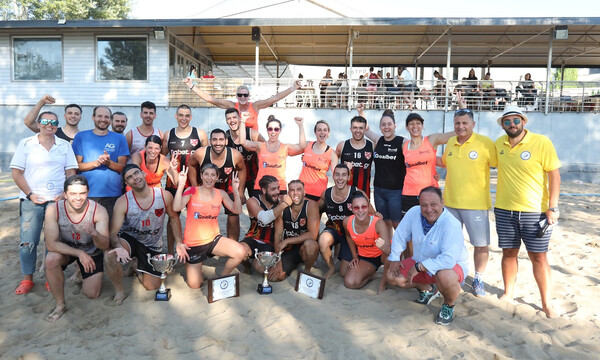 Νταμπλούχοι Απόλλων και Σπάρτακος στο Beach Handball