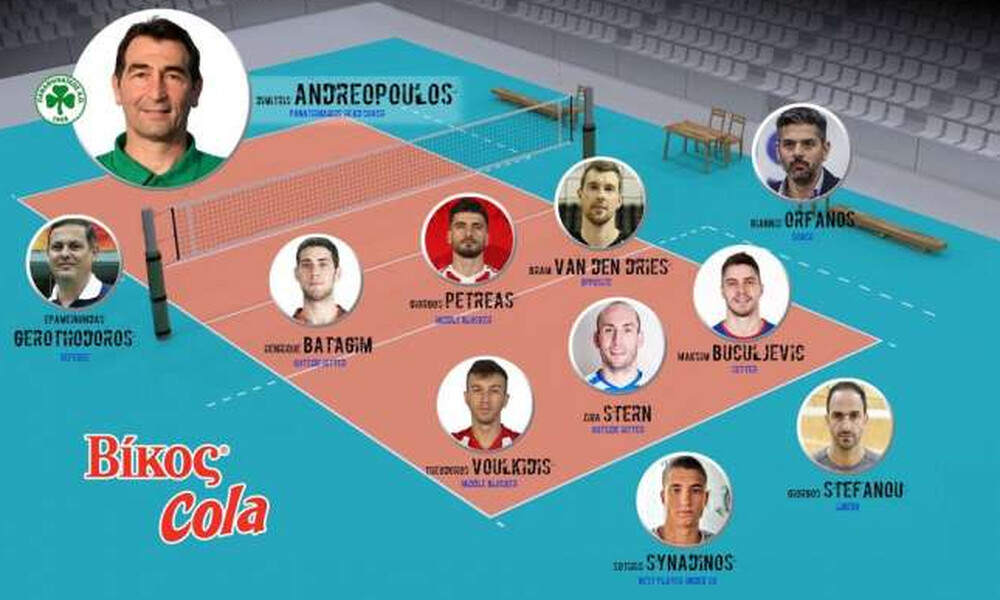 Οι επιλογές του Δημήτρη Ανδρεόπουλου για την κορυφαία ομάδα της Volley League 2019-20